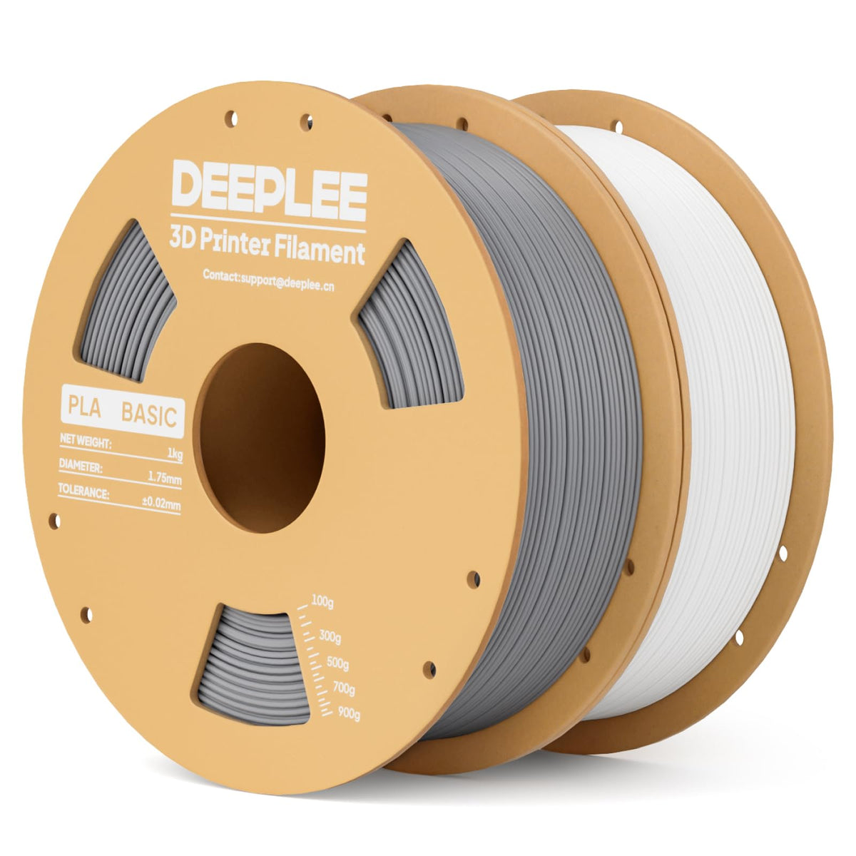 PLA Basic 1.75mm 3D Printer Filament, 3D Printing Filament with Dimensional Accuracy +/- 0.02 mm, Neatly Wound, No Clogging, Best for Beginners, Fits for Most FDM 3D Printers 4KG Black