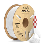 ELEGOO Rapid PLA Plus Filament 1.75mm Black 4KG, PLA+ 3D Printer Filament for 30-600 mm/s High Speed Printing, Dimensional Accuracy +/- 0.02 mm, 4 Pack 1kg Spool(2.2lbs)
