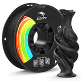 Creality Matte PLA Plus Filament 1.75mm, Low Warping, Minimal Layer Lines, Dimensional Accuracy +/- 0.02mm, 4kg (8.8lb) 3D Printer PLA+ Filament Bundle, Matte Black (4 Pack)