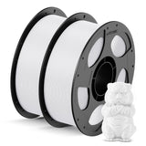 ANYCUBIC PLA Filament 1.75mm Bundle, 3D Printing PLA Filament 1.75mm Dimensional Accuracy +/- 0.02mm, 1KG Reusable Spool (2.2 lbs), 4KG Black + White + Blue + Red