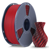 Matte PLA Filament 1.75mm, 4kg(8.8lbs) SUNLU 3D Printer Filament, Matte Surface Texture, No Clogging, Less Brittle, Black+White+Klein Blue+Olive Green