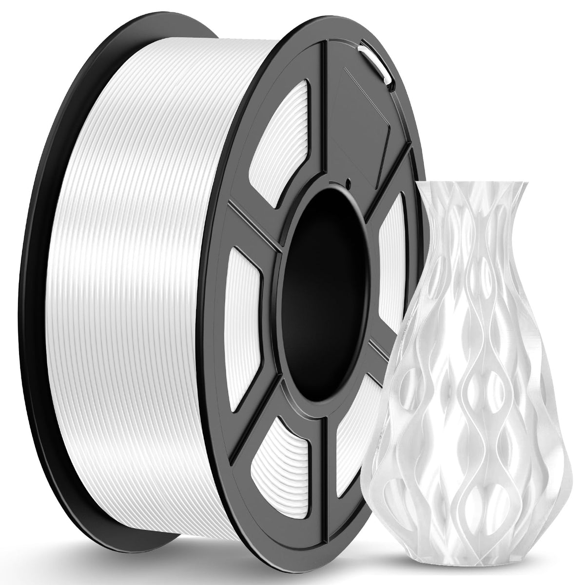 JAYO 3D Printer Filament Bundle, PLA Silk Filament Bundle Multicolor, Shiny Silk PLA Filament 1.75mm, Fast Color Change Rainbow, 250g Spool, 8 Rolls, 2kg in Total
