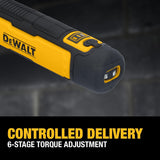 DEWALT Cordless Screwdriver, 4V USB Rechargeable Electric Screwdriver with 12 pcs Screwdriver Bit Set, LED Light, FLEXDRIVE Control, Compact, Ergonomic (DWHT66719)