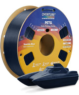 OVERTURE 4KG Bundle PETG 3D Printer Filament 1.75mm, Neatly Wound Durable PETG 4 Pack 1kg(2.2lbs), Strong Toughness Filament, Dimensional Accuracy +/- 0.02mm, Fit Most FDM Printers (Black (4-Pack)