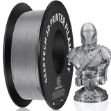 GEEETECH 6KG 3D Printer Filament Bundle - Black PLA Filament 1.75mm ±0.02mm (6 Spools, 1KG Each) - High Precision, Low Warping, 3D Printing Filament Fits Most FDM 3D Printers