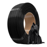 eSUN PLA+ Refilament 1.75mm, 3D Printer Refill PLA Plus, 1KG per Roll, 4 Rolls Spoolless 3D Printing Filament for 3D Printers, Black
