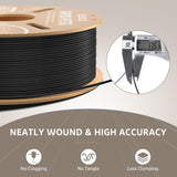 ELEGOO Rapid PETG Filament 1.75mm Bundle 4KG, High Speed 30-600mm/s 3D Printer Filament Accuracy +/- 0.02 mm, 1kg Cardboard Spool(2.2lbs), Fits for Most FDM 3D Printers(Black, White, Blue, Red)