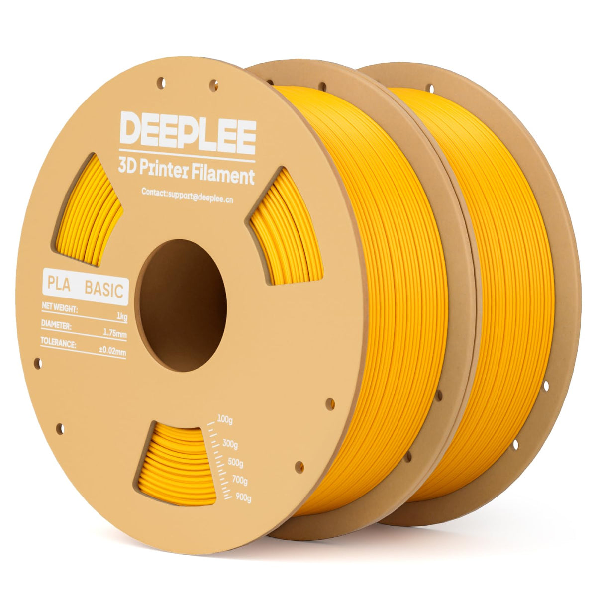 PLA Basic 1.75mm 3D Printer Filament, 3D Printing Filament with Dimensional Accuracy +/- 0.02 mm, Neatly Wound, No Clogging, Best for Beginners, Fits for Most FDM 3D Printers 4KG Black