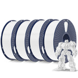 SUNLU 3D Printer Filament Bundle, PLA Plus Filament 10KG 1.75mm, Neatly Wound Filament for Most 3D Printer, 10 Colors, 1kg Spool, Black+White+Grey+Green+Blue+Grassgreen+Bluegrey+Pureyellow+Red+Orange