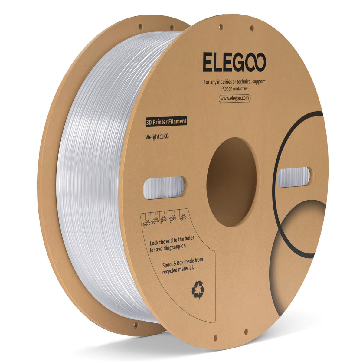 ELEGOO 250g PLA Plus Filament Bundle 1.75mm, 8 Colors 3D Printer Filaments Dimensional Accuracy +/- 0.02mm, 8 Pack 250g Spool, Black/White/Red/Dark Blue/Orange/Yellow/Sky Blue/Sea Green