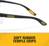 DEWALT DPG59 Reinforcer Rx-Bifocal High Performance Protective Eyeware with Rubber Temples and Protective Eyeglass Sleeve - Clear Lens, 1.5 Diopter