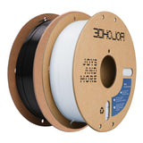 3DHoJor PLA Filament 1.75mm,3D Printer Filament 1kg*4 Bundle Cardboard Spool, Fit Most FDM 3D Printer,Dimensional Accuracy +/- 0.03 mm,Vacuum Packaging-Black+White 4Pack