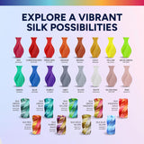OVERTURE Silk PLA Filament Bundle, Clog-Free Shiny, Metallic Shine 3D Printer Filament, 1kg Spool * 4 Rolls(Silk Gold+Silk Silver+Silk Coppe+Silk Blue-Silver)