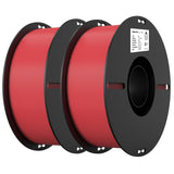 Creality 3D Printer Filament 1.75mm 4KG, PLA Filament Bulk +/- 0.02mm, 4 Pack 1kg Spool(2.2lbs) 3D Printing Filament Fits for Most FDM 3D Printers, Black White Blue Red