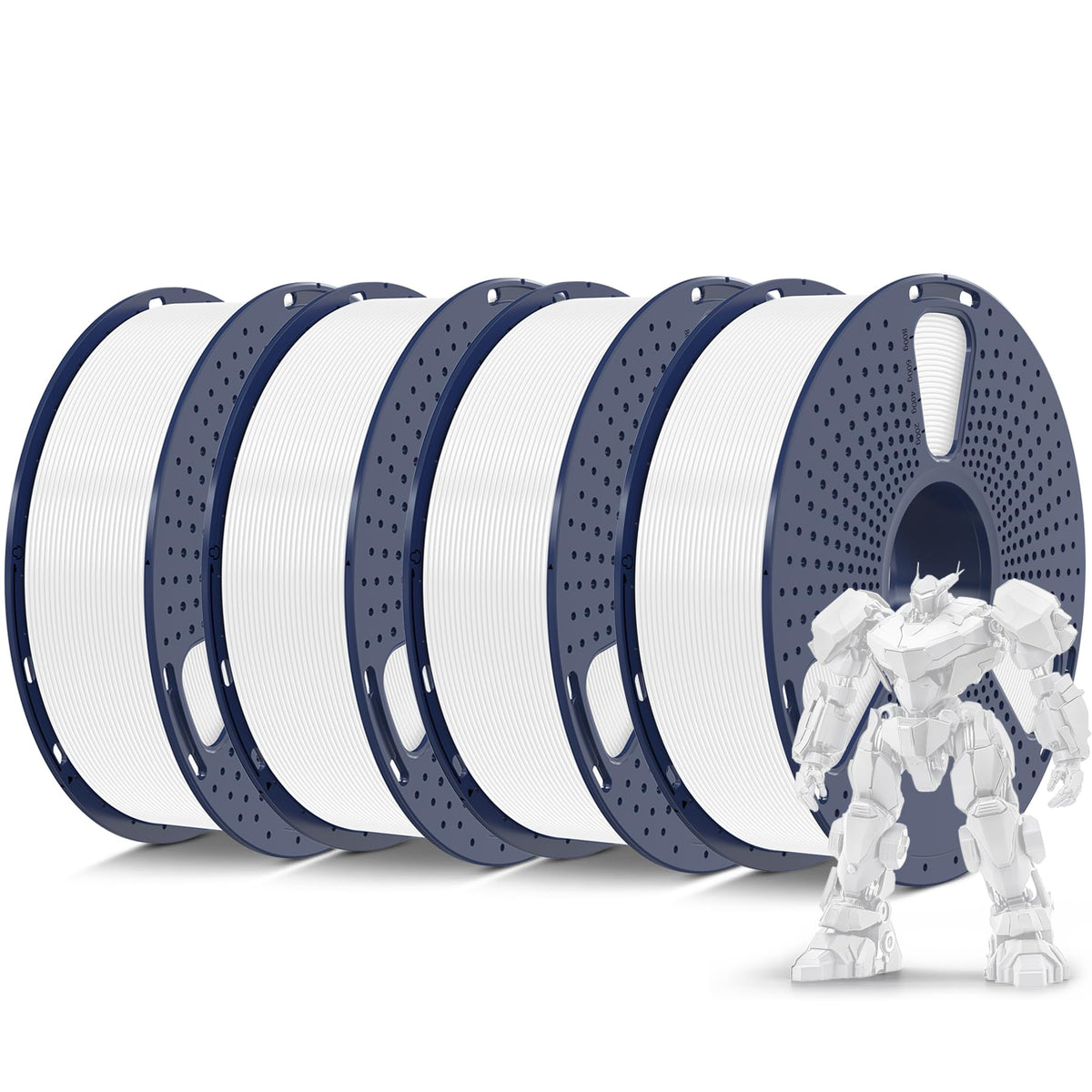 SUNLU PETG Filament 1.75mm 4KG Bundle (4x1kg Black),Good Layer Adhesion,Weather-Resistant & High Impact for Outdoor Parts and Mechanical Gears, Less Stringing, Dimensional Accuracy +/- 0.02mm.