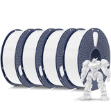 SUNLU PETG Filament 1.75mm 4KG Bundle (4x1kg Black),Good Layer Adhesion,Weather-Resistant & High Impact for Outdoor Parts and Mechanical Gears, Less Stringing, Dimensional Accuracy +/- 0.02mm.