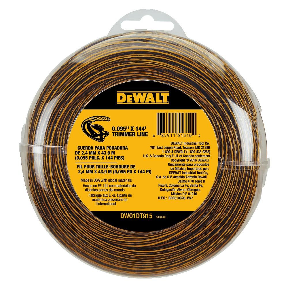 DEWALT Trimmer Line, 225-Foot by 0.080-Inch (DWO1DT802)