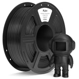 ELEGOO PLA+ Filament 1.75mm Black 3KG, High Toughness PLA Plus 3D Printer Filament Dimensional Accuracy +/- 0.02mm, 3kg Large Spool(6.6lbs) Fits for Most FDM 3D Printers