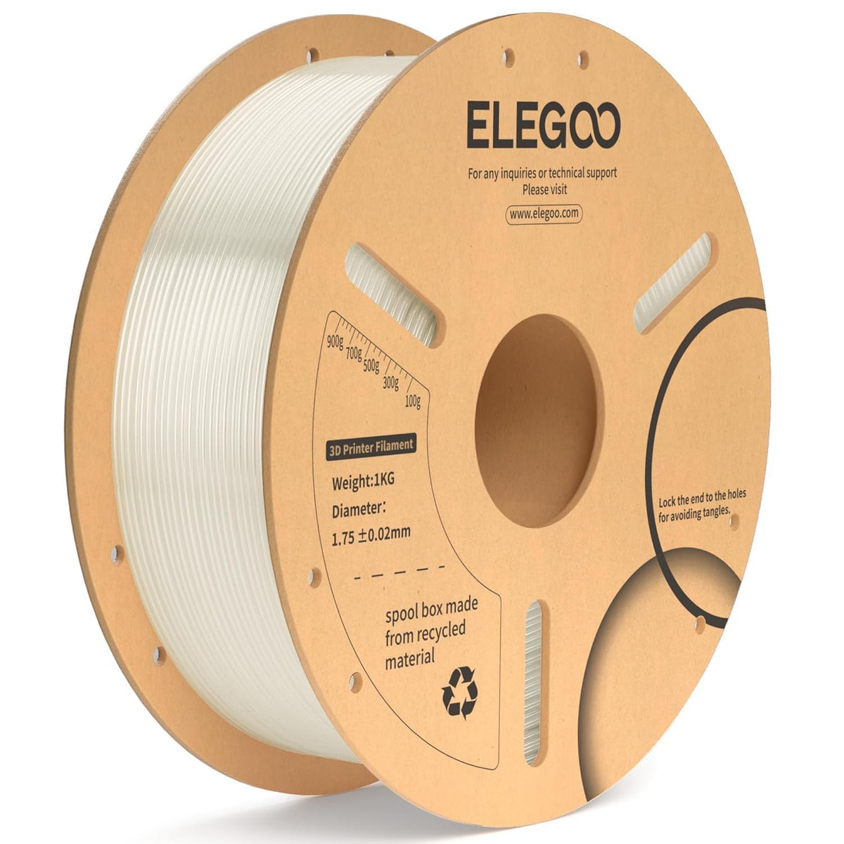 ELEGOO 250g PLA Plus Filament Bundle 1.75mm, 8 Colors 3D Printer Filaments Dimensional Accuracy +/- 0.02mm, 8 Pack 250g Spool, Black/White/Red/Dark Blue/Orange/Yellow/Sky Blue/Sea Green