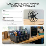 SUNLU 16 Color PLA Filament Bundle Multicolor, PLA 3D Printer Filament 1.75mm, Individually Vacuum Packed, 0.25kg per Spool, 4kg in Total, 16 Pack. (4 Transparent Color and 12 Regular Solid Color)