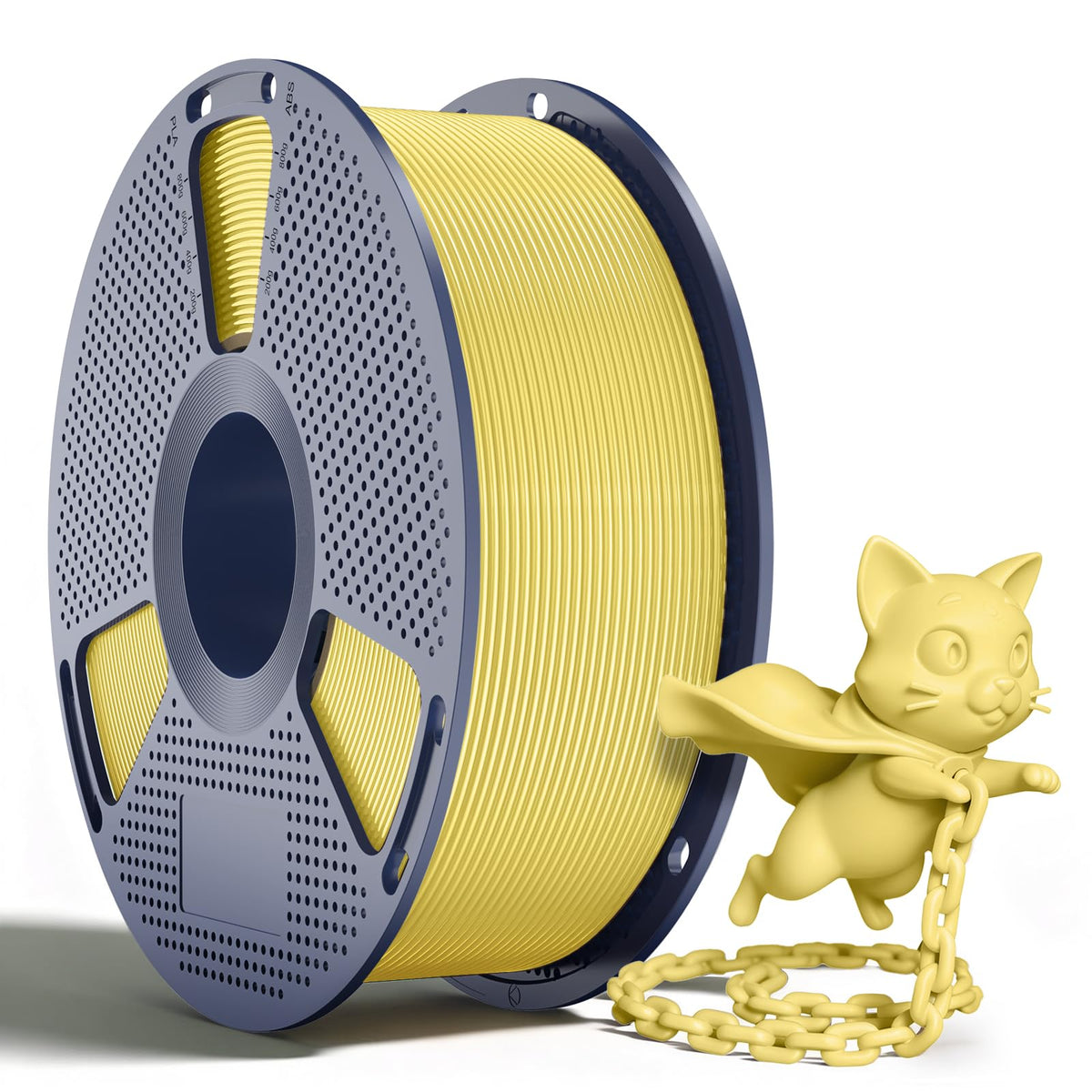 250g PLA Filament 1.75mm Bundle, SUNLU 3D Printer Filament Neatly Wound, Individually Vacuum Packed, 250g Spool, 8 Rolls, White+Red+Orange+Yellow+Green+Blue+Cyan+Purple
