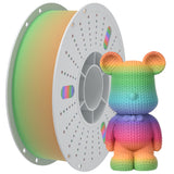 PINBALL Silk Rainbow PLA 3D Printer Filament 1.75mm Shiny Multi-Color Changing Filament 3D Printing PLA Filament Dimensional Accuracy +/- 0.02mm 500g*4 Silk Rainbow