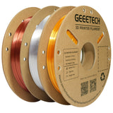 GEEETECH 6KG 3D Printer Filament Bundle - Black PLA Filament 1.75mm ±0.02mm (6 Spools, 1KG Each) - High Precision, Low Warping, 3D Printing Filament Fits Most FDM 3D Printers