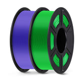 ANYCUBIC PLA Filament 1.75mm Bundle, 3D Printing PLA Filament 1.75mm Dimensional Accuracy +/- 0.02mm, 1KG Reusable Spool (2.2 lbs), 4KG Black + White + Blue + Red