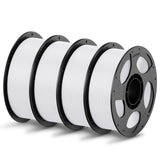 ANYCUBIC PLA Filament 1.75mm Bundle, 3D Printing PLA Filament 1.75mm Dimensional Accuracy +/- 0.02mm, 1KG Reusable Spool (2.2 lbs), 4KG Black + White + Blue + Red