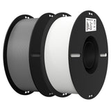 Creality 3D Printer Filament 1.75mm 4KG, PLA Filament Bulk +/- 0.02mm, 4 Pack 1kg Spool(2.2lbs) 3D Printing Filament Fits for Most FDM 3D Printers, 4 White