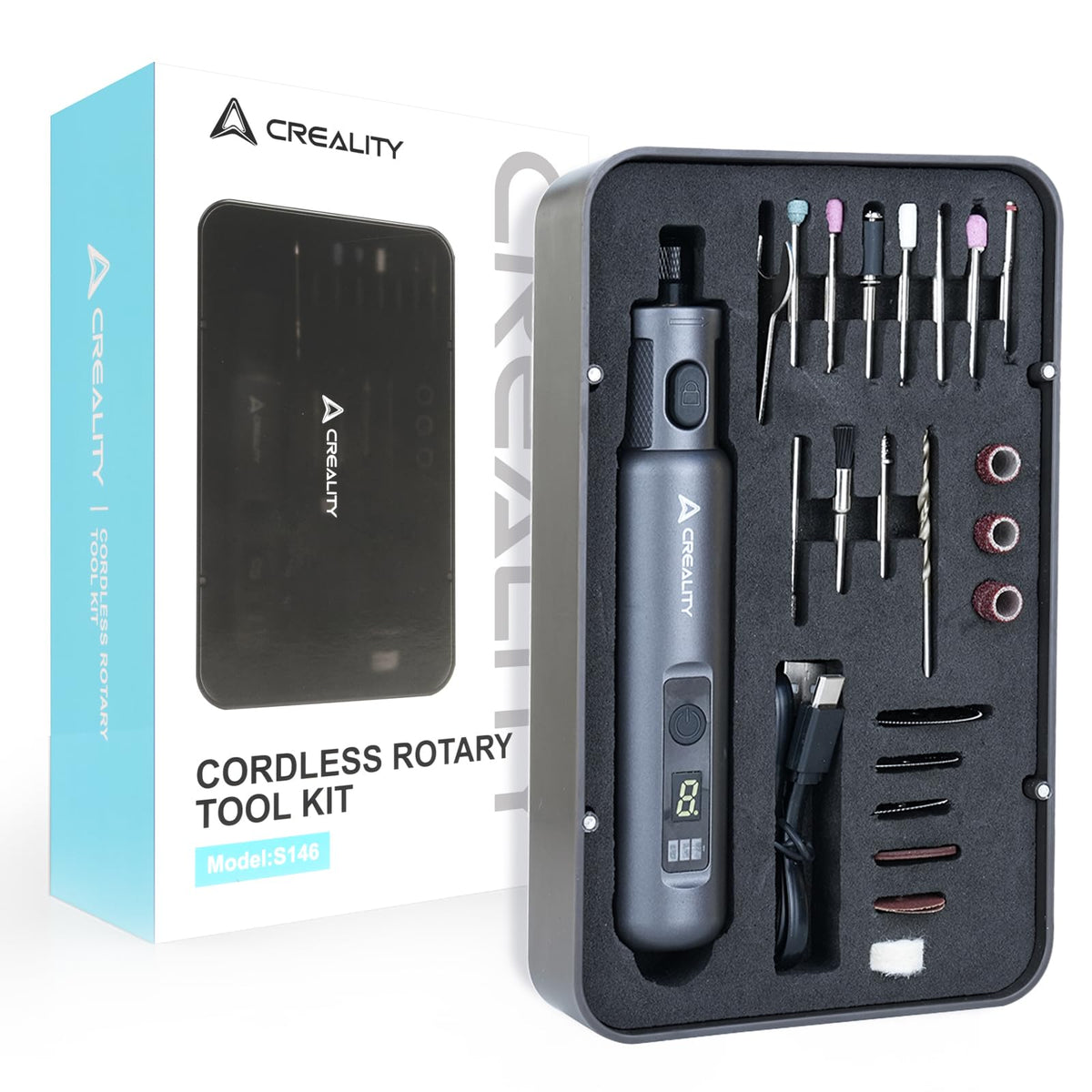 Creality 3D Print Tools Warp Kit 74PCS Comprehensive 3D Printing Tools for 3D Printer Assembling, Nozzle Cleaning, Model Removal Crafting Detailing, Filament Cutting Multi Purpose 3D Printer Tools