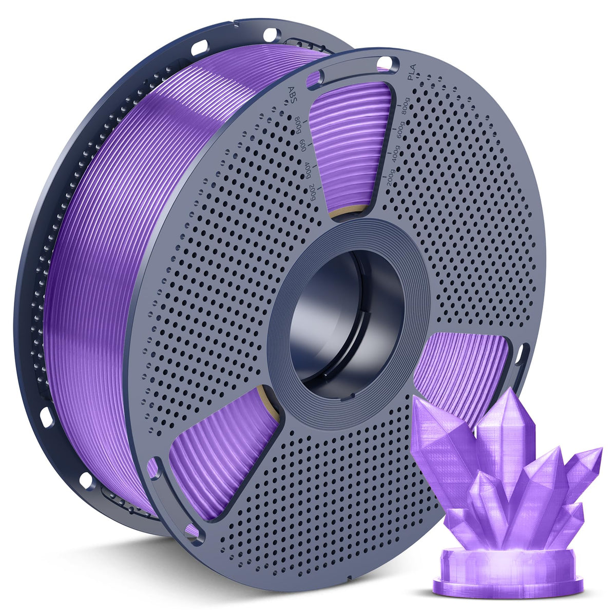 SUNLU 3D Printer Filament 10kg Bundle, Neatly Wound PLA Filament 1.75mm ±0.02mm, Individually Vacuum-Sealed,1kg per Spool, 10 Pack, (5 spools of Black and 5 spools of White)
