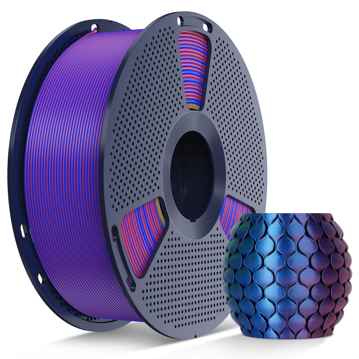 SUNLU 16 Color PLA Filament Bundle Multicolor, PLA 3D Printer Filament 1.75mm, Individually Vacuum Packed, 0.25kg per Spool, 4kg in Total, 16 Pack. (4 Transparent Color and 12 Regular Solid Color)