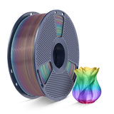 SUNLU 16 Color PLA Filament Bundle Multicolor, PLA 3D Printer Filament 1.75mm, Individually Vacuum Packed, 0.25kg per Spool, 4kg in Total, 16 Pack. (4 Transparent Color and 12 Regular Solid Color)