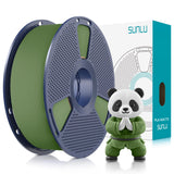 SUNLU 4KG 3D Printer Filament Bundle PLA Matte 1.75mm, Neatly Wound Filament with Matte Finish, Print with 99% FDM 3D Printers, 1kg Spool (2.2lbs), 4 Packs, Black*4