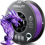 Official Creality PETG 3D Printer Filament 1.75mm 4KG (8.8lbs), High Precision, Strong Toughness, Odorless, Better Flow, Moistureproof 3D Printing CR PETG Filament, Black+White+Grey+Clear