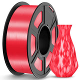 JAYO 3D Printer Filament Bundle, PLA Silk Filament Bundle Multicolor, Shiny Silk PLA Filament 1.75mm, Fast Color Change Rainbow, 250g Spool, 8 Rolls, 2kg in Total