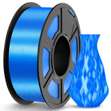 JAYO 3D Printer Filament Bundle, PLA Silk Filament Bundle Multicolor, Shiny Silk PLA Filament 1.75mm, Fast Color Change Rainbow, 250g Spool, 8 Rolls, 2kg in Total