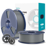 SUNLU PLA+2.0 3D Printer Filament Bundle, 4KG Upgrade PLA+ Filament 1.75mm, Tougher and Stronger, Dimensional Accuracy +/-0.02mm, 1KG per Spool, 4 Packs, 4KG Total, Black