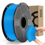 Inslogic PP Filament 1.75mm, Polypropylene 3D Printer Filament ±0.03mm, Semi-Flexible & Ultra Tough, Chemical-Resistant, Food-Contact Safe 3D Printing, 0.8kg Detachable Spool, Natural White