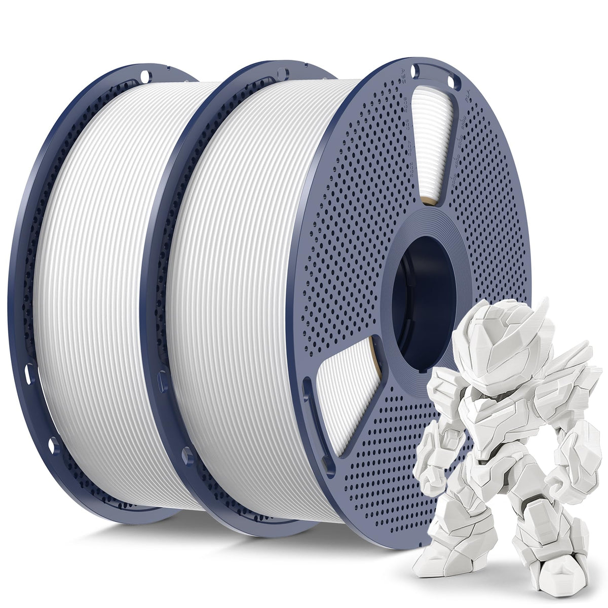 SUNLU 250G PLA Meta Filament Bundle, Fast Printing Meta PLA 3D Printer Filament 1.75mm, 250G, Total 8 Rolls Black+White+Grey+Sky Blue+Mint Green+Cherry Red+Sakura Pink+Lemon Yellow
