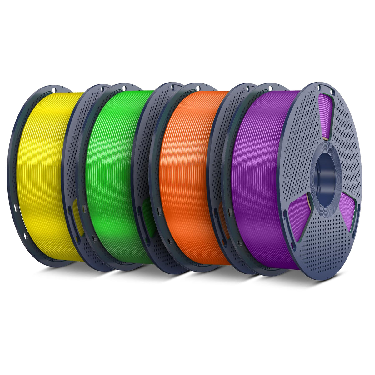SUNLU PETG Filament 1.75mm 4KG Bundle (4x1kg Black),Good Layer Adhesion,Weather-Resistant & High Impact for Outdoor Parts and Mechanical Gears, Less Stringing, Dimensional Accuracy +/- 0.02mm.