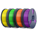 SUNLU PETG Filament 1.75mm 4KG Bundle (4x1kg Black),Good Layer Adhesion,Weather-Resistant & High Impact for Outdoor Parts and Mechanical Gears, Less Stringing, Dimensional Accuracy +/- 0.02mm.