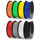ELEGOO Rapid PLA Plus Filament 1.75mm Black 4KG, PLA+ 3D Printer Filament for 30-600 mm/s High Speed Printing, Dimensional Accuracy +/- 0.02 mm, 4 Pack 1kg Spool(2.2lbs)