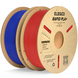 ELEGOO Rapid PLA Plus Filament 1.75mm Black 4KG, PLA+ 3D Printer Filament for 30-600 mm/s High Speed Printing, Dimensional Accuracy +/- 0.02 mm, 4 Pack 1kg Spool(2.2lbs)