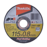 Makita B-46165-25 5" x .032" x 7/8" Ultra Thin Cut-Off Wheel (25 Pack), Stainless