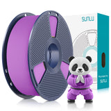 SUNLU 4KG 3D Printer Filament Bundle PLA Matte 1.75mm, Neatly Wound Filament with Matte Finish, Print with 99% FDM 3D Printers, 1kg Spool (2.2lbs), 4 Packs, Black*4