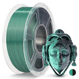 JAYO 3D Printer Filament Bundle, PLA Silk Filament Bundle Multicolor, Shiny Silk PLA Filament 1.75mm, Fast Color Change Rainbow, 250g Spool, 8 Rolls, 2kg in Total