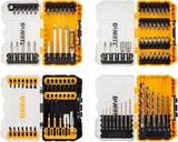 DEWALT Screwdriver Bit Set, 100 Pc Impact Driver Bit Set with Drill Bits, Magnetic Holder and Nut Drivers, FlexTorq Impact Ready, ToughCase Included (DWA2FTS100)