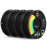 Creality Matte PLA Plus Filament 1.75mm, Low Warping, Minimal Layer Lines, Dimensional Accuracy +/- 0.02mm, 4kg (8.8lb) 3D Printer PLA+ Filament Bundle, Matte Black (4 Pack)